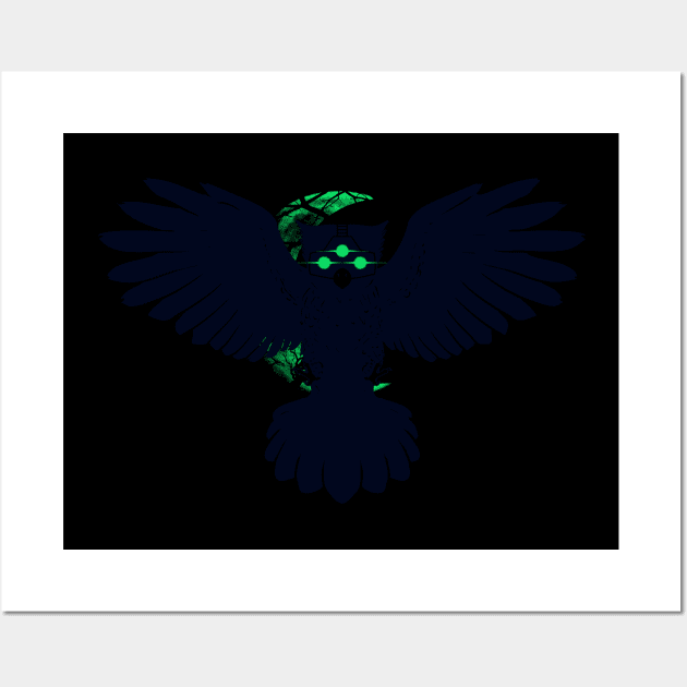 Owl Ops Wall Art by jonah block